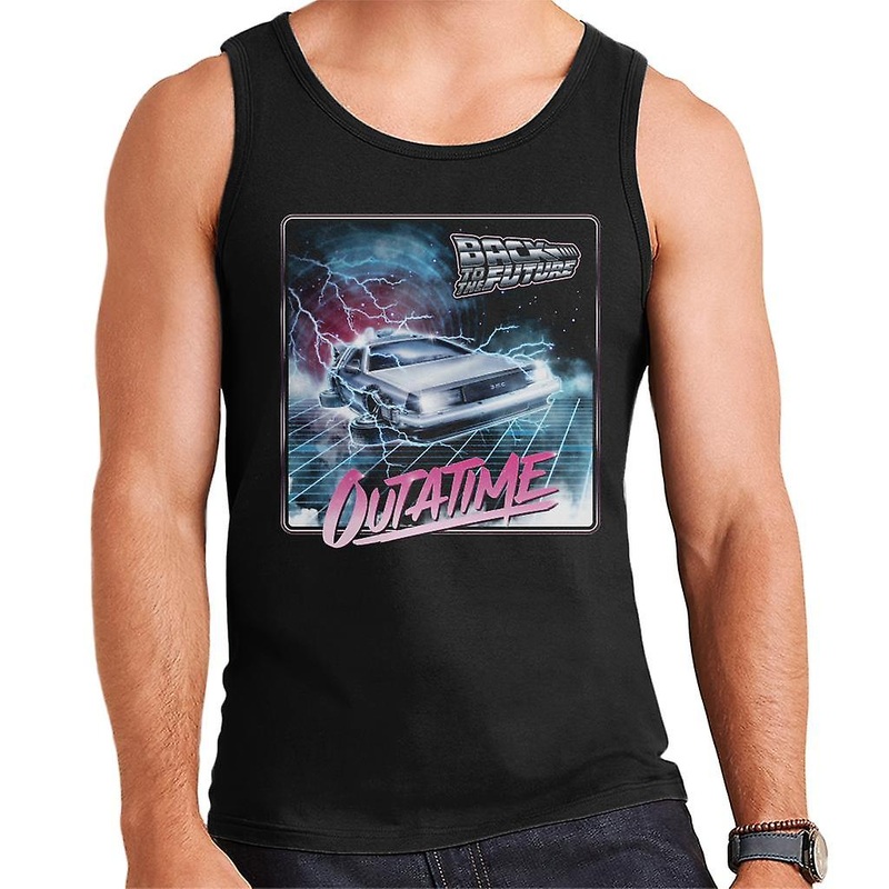 Back to the Future Delorean Lightning Outatime Men’s Vest