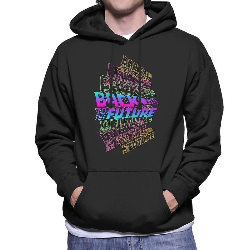 Back to the Future Logo Montage Men’s Hooded Sweatshirt
