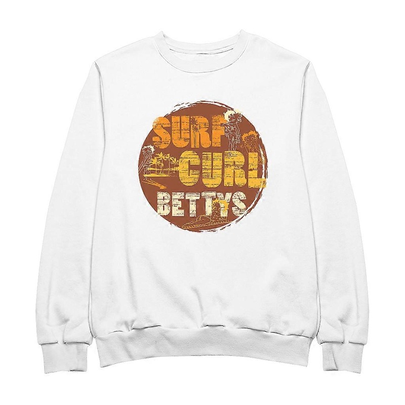 Betty Boop Surf Curls Beach Men’s Sweatshirt