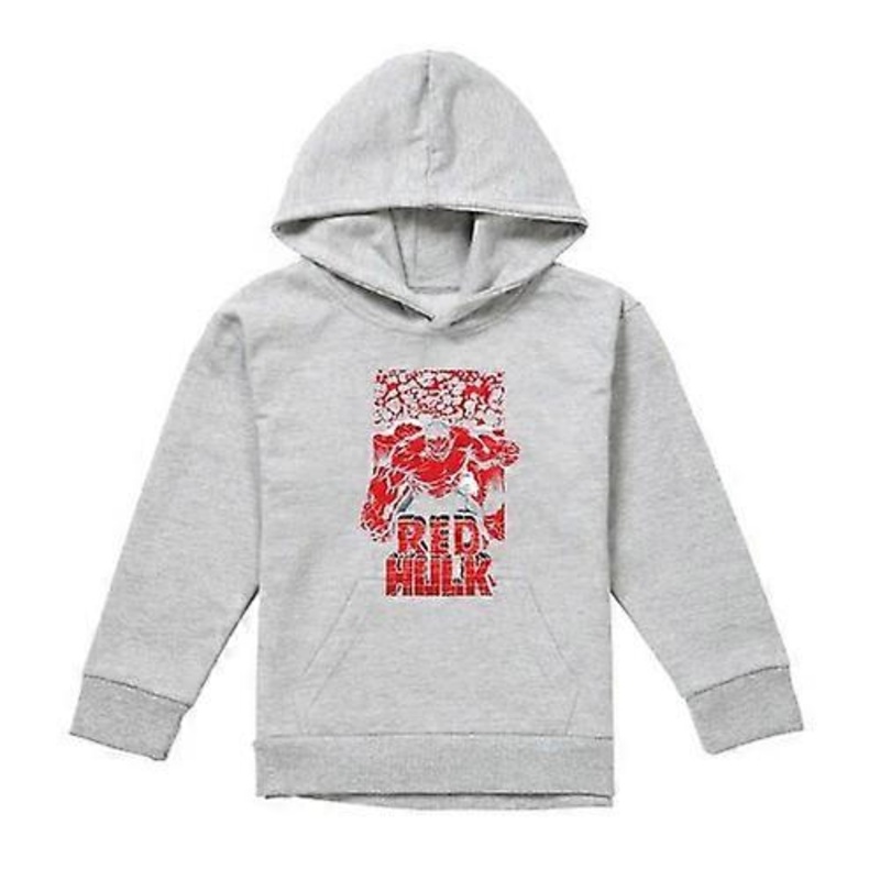 Captain America: Brave New World Childrens/Kids Red Hulk Comic Pull Over Hoodie