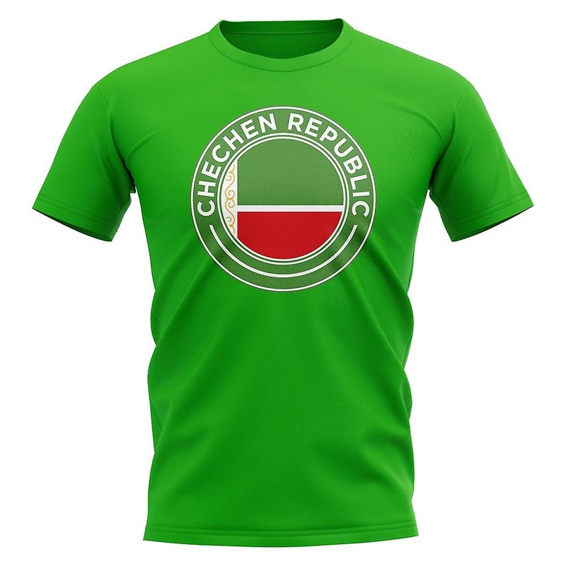 Chechen Republic Football Badge T-Shirt (Green)
