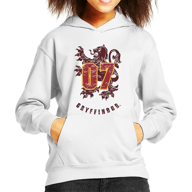 Harry Potter Quidditch Gryffindor 07 Team Badge Kid’s Hooded Sweatshirt