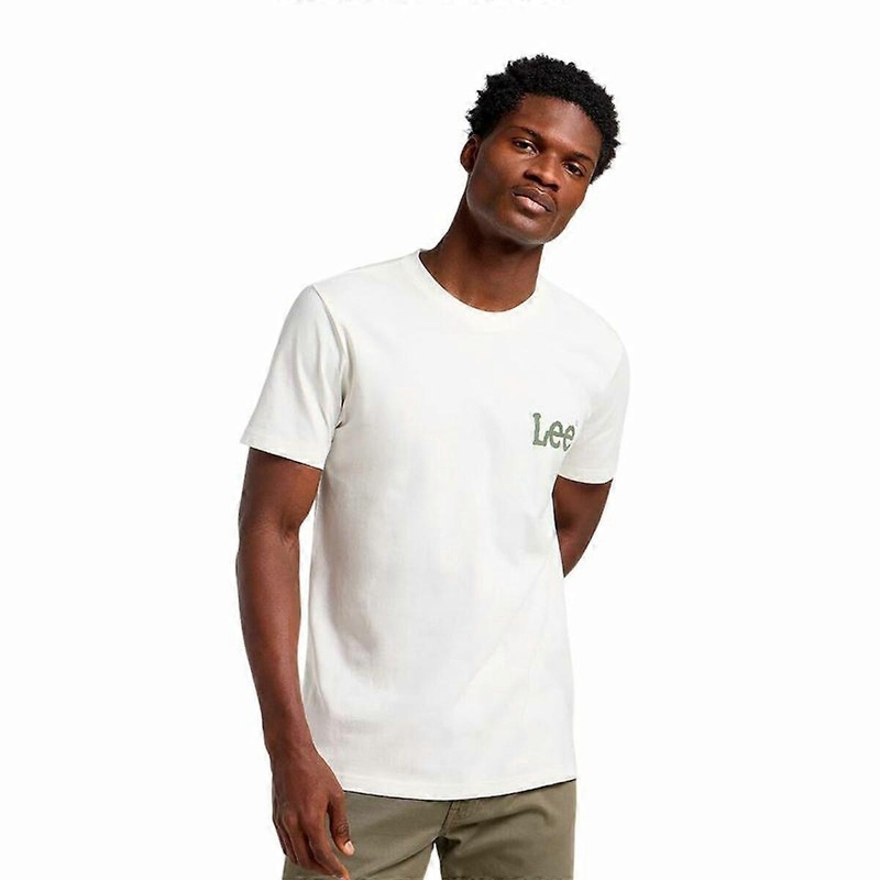 Mens Short Sleeve T-Shirt Lee Medium Wobbly Lee