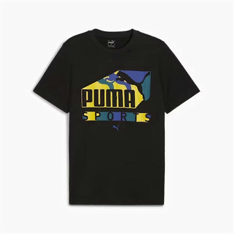 Mens Short Sleeve T-Shirt Puma Graphics Puma Sports Club