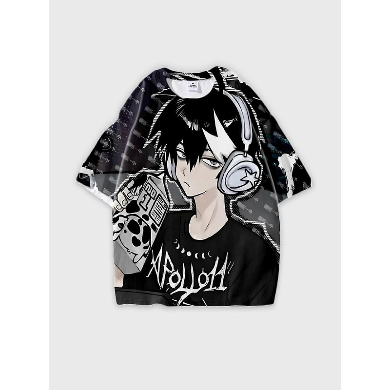 T-Shirt Short Sleeve Round Neck, Summer Casual Loose Graphic Tee, Unisex Nutclear Boom – MangaDex V1776