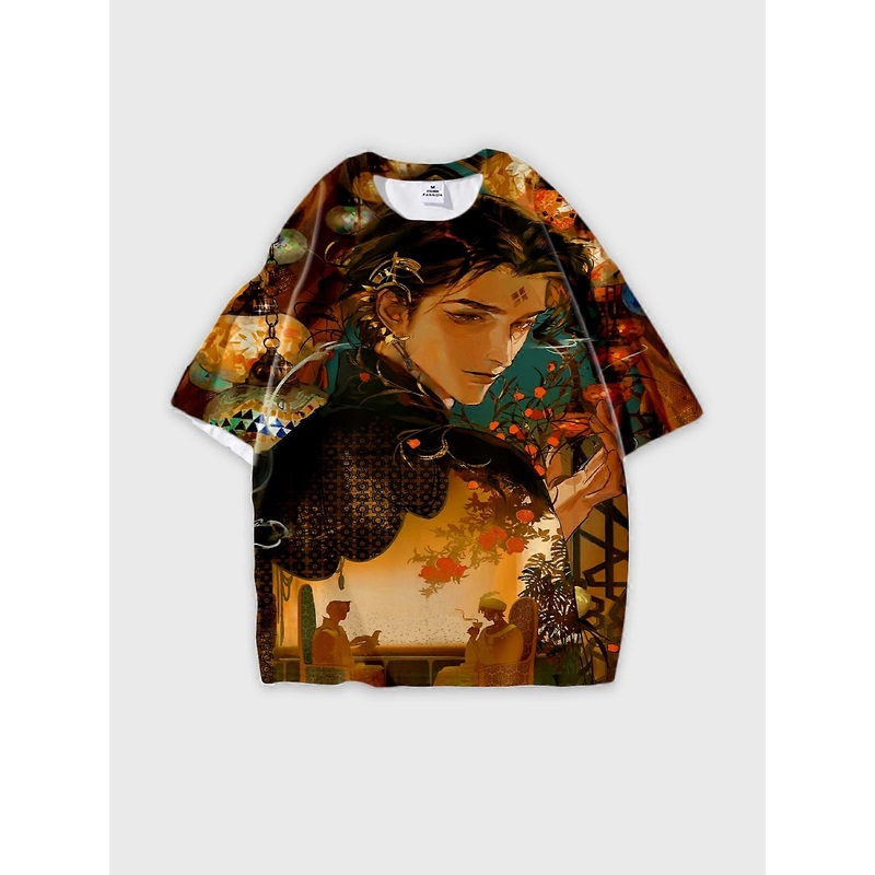 T-Shirt Short Sleeve Round Neck, Summer Casual Loose Graphic Tee, Unisex Sultans Game V3761