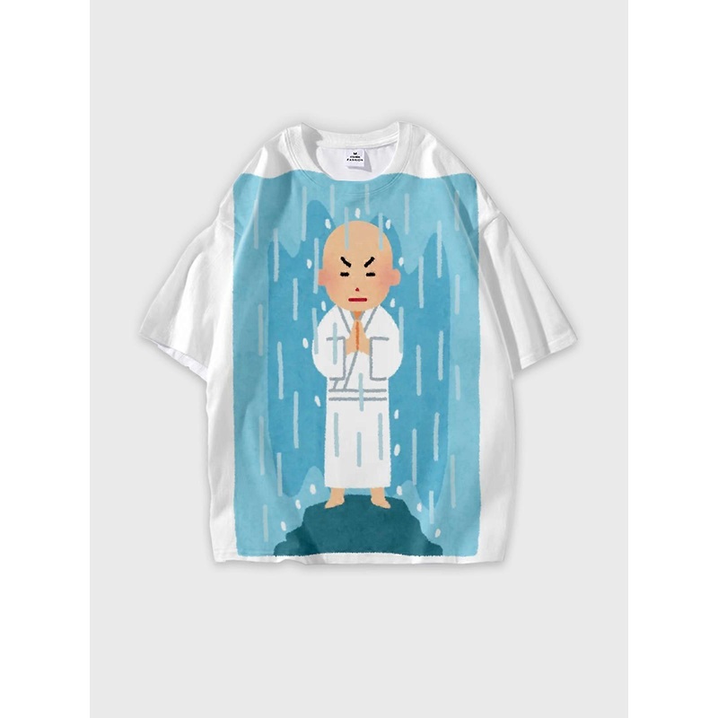 T-Shirt Short Sleeve Round Neck, Summer Casual Loose Graphic Tee, Unisex The Prince of Tennis V470