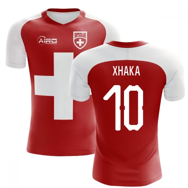 2025-2026 Switzerland Flag Concept Football Shirt (Xhaka 10)