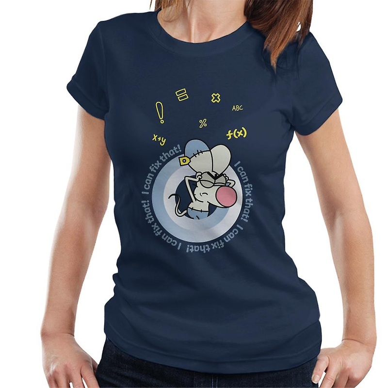 Boy Girl Dog Cat Mouse Cheese I Can Fix That Women’s T-Shirt