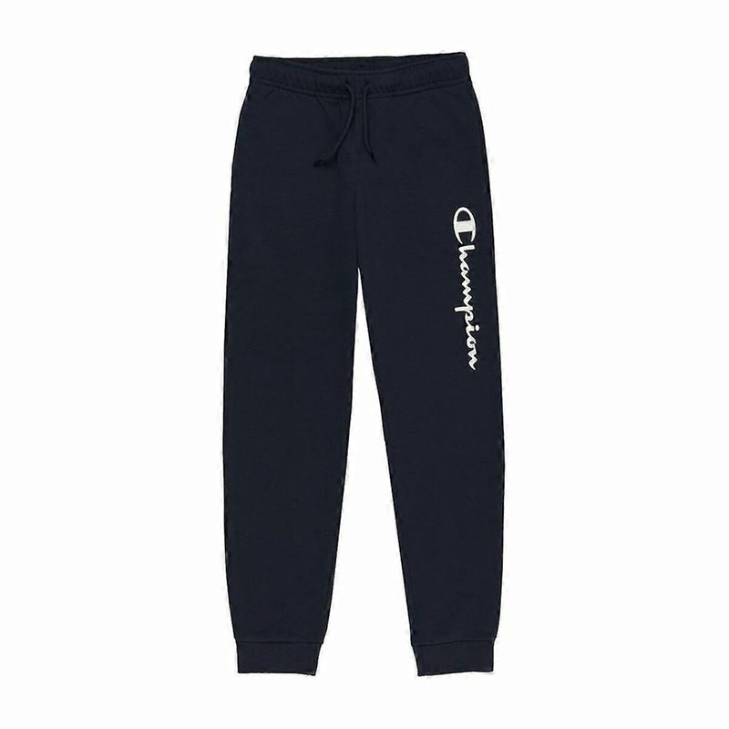 Children’s Tracksuit Bottoms Champion Rib Cuff Black Navy Blue