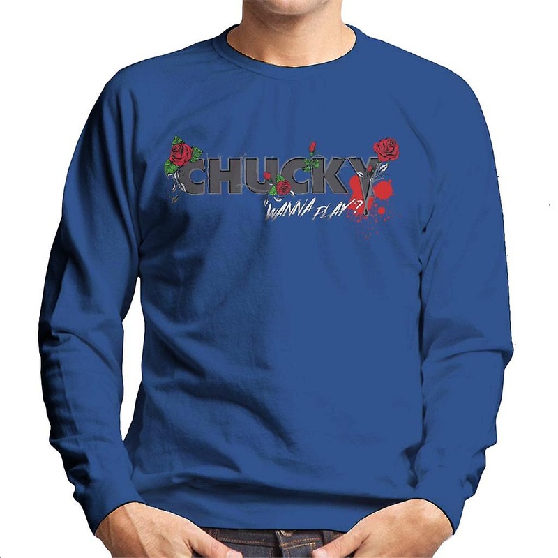 Chucky Wanna Play Floral Logo Men’s Sweatshirt