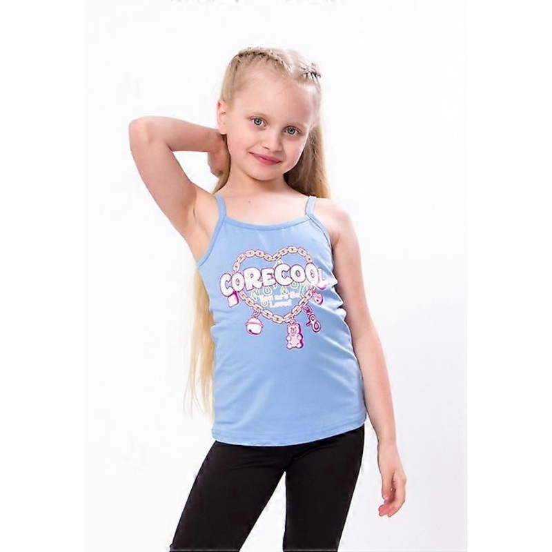 Comfortable Girls Tank Top  Lightweight Fulcra Material, Perfect for Daily Wear, Summer,  HC 6289-036-33