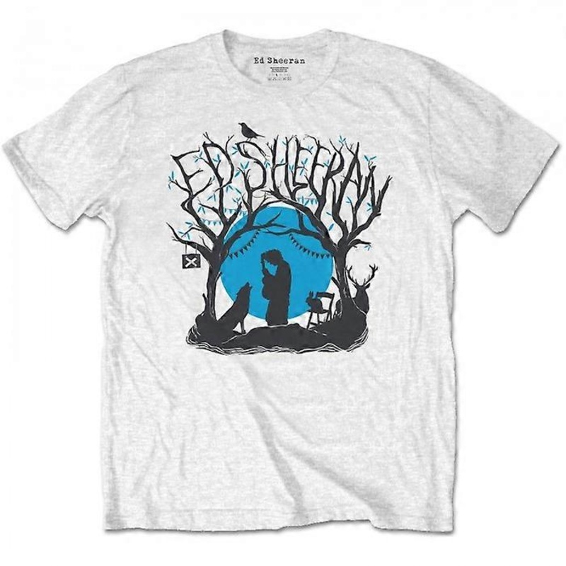 Ed Sheeran Unisex Adult Woodland Gig T-Shirt