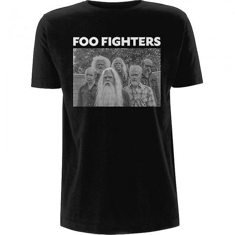 Foo Fighters Unisex Adult Old Band Photo T-Shirt