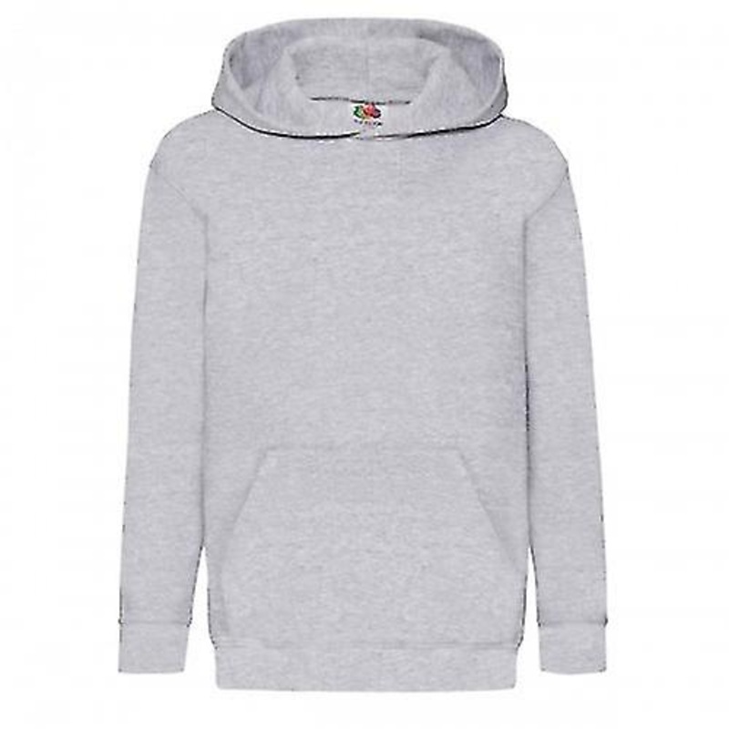 Fruit of the Loom Childrens/Kids Classic Heather Hooded Sweatshirt