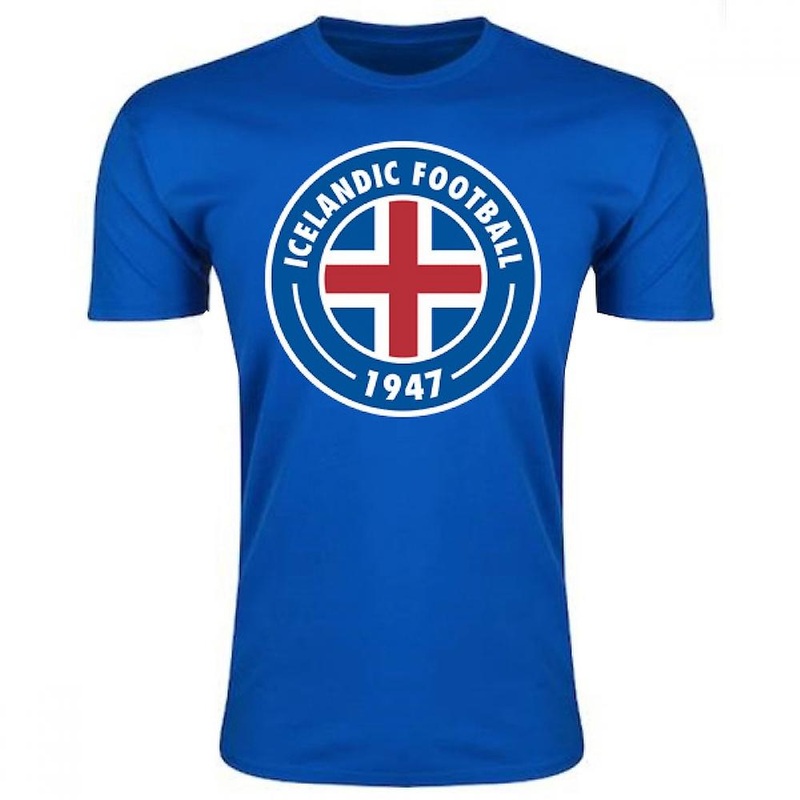 Iceland Core Logo T-Shirt (Blue) – Kids