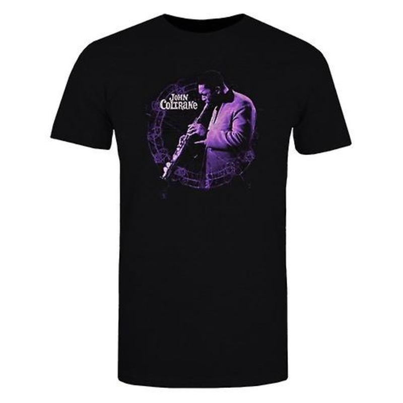 John Coltrane Unisex Adult Live Circle Cotton T-Shirt
