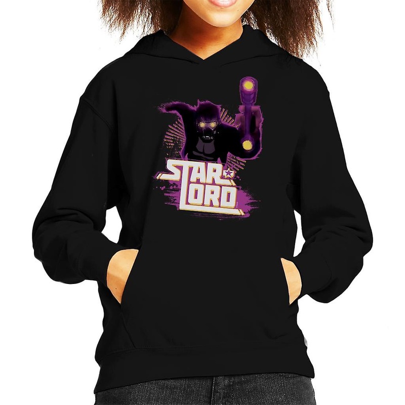 Marvel Guardians Of The Galaxy Star Lord Retro Kid’s Hooded Sweatshirt