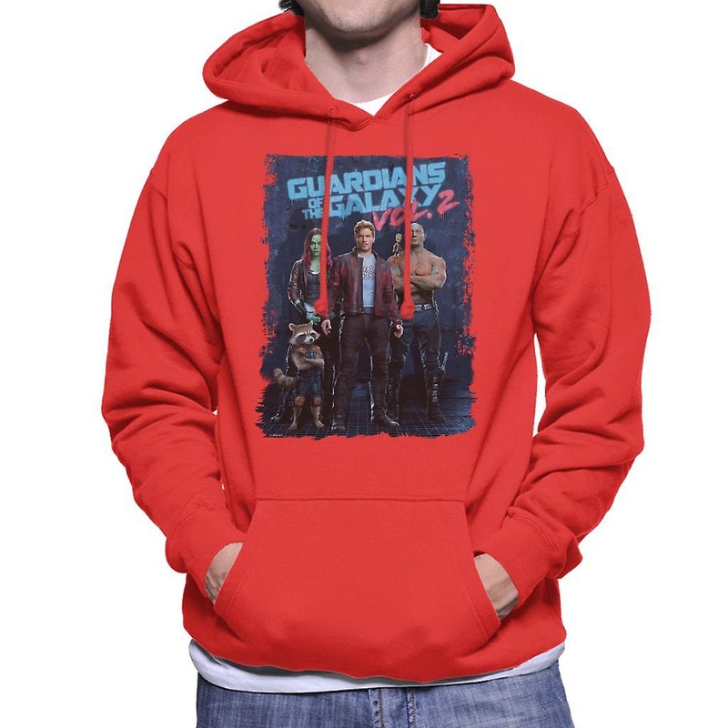 Marvel Guardians Of The Galaxy Vol 2 Poster Design Men’s Hooded Sweatshirt