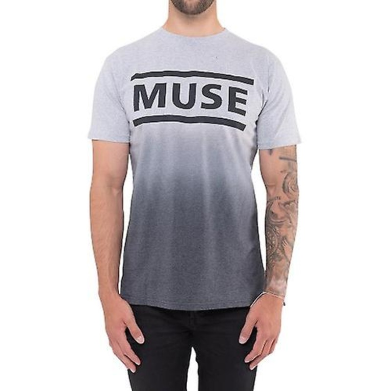 Muse Unisex Adult Dip Dye Logo T-Shirt