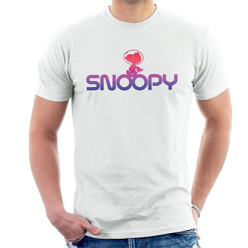 Peanuts Snoopy Purple Pink Fade Men’s T-Shirt