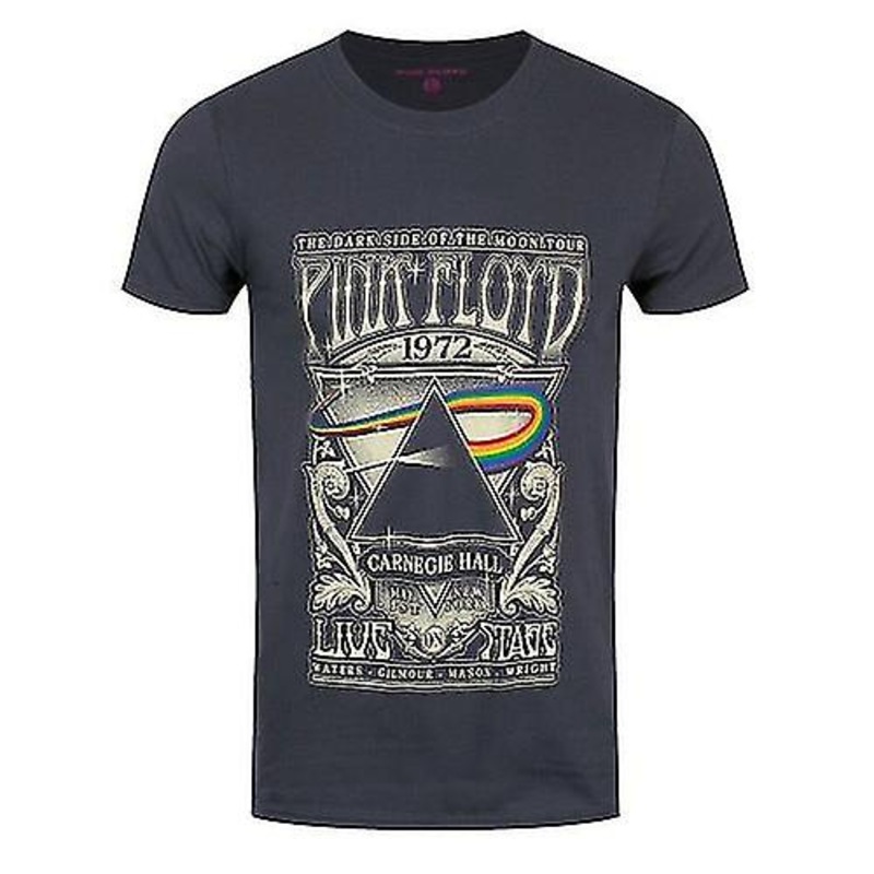 Pink Floyd Unisex Adult Carnegie Hall Poster T-Shirt