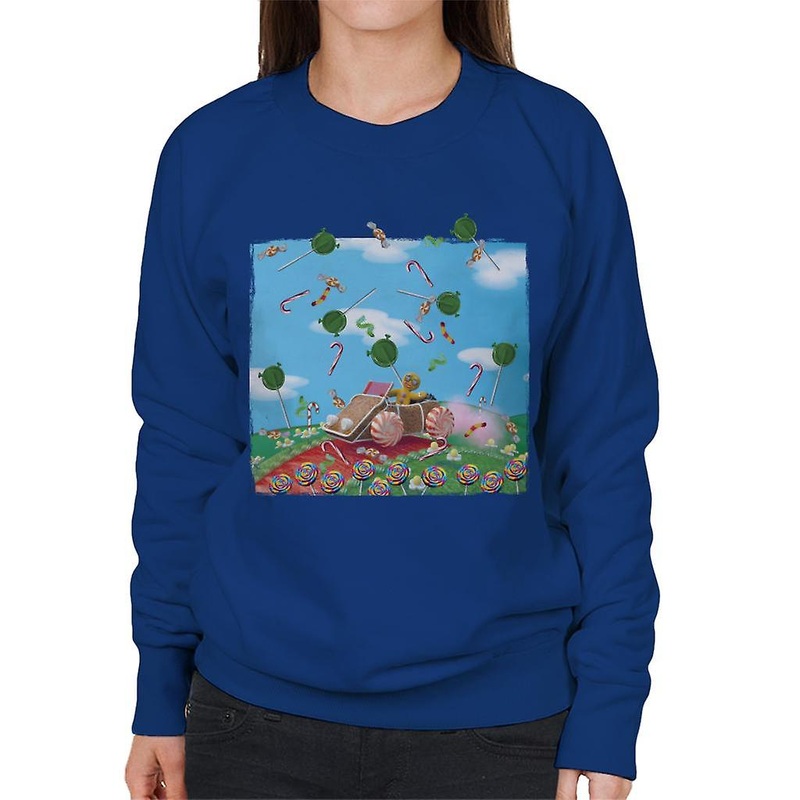 Shrek Christmas Gingerbread Man Raining Sweets Women’s Sweatshirt