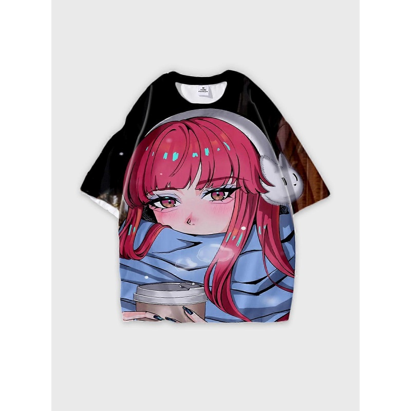 T-Shirt Round Neck, Loose Short Sleeve Paradox Live THE ANIMATION Graphic Tee, Unisex Summer Casual Top V3826