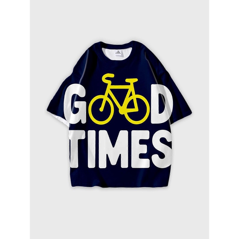 T-Shirt Short Sleeve Round Neck, Summer Casual Loose Graphic Tee, Unisex Pattern V3365