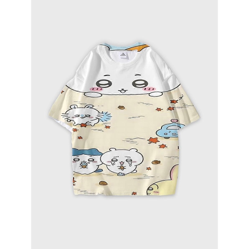 T-shirt short sleeve round neck summer casual loose JW5644