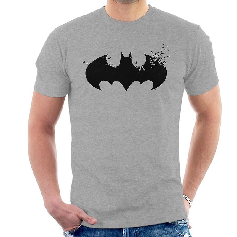 Batman Black Bat Symbol Silhouette Men’s T-Shirt