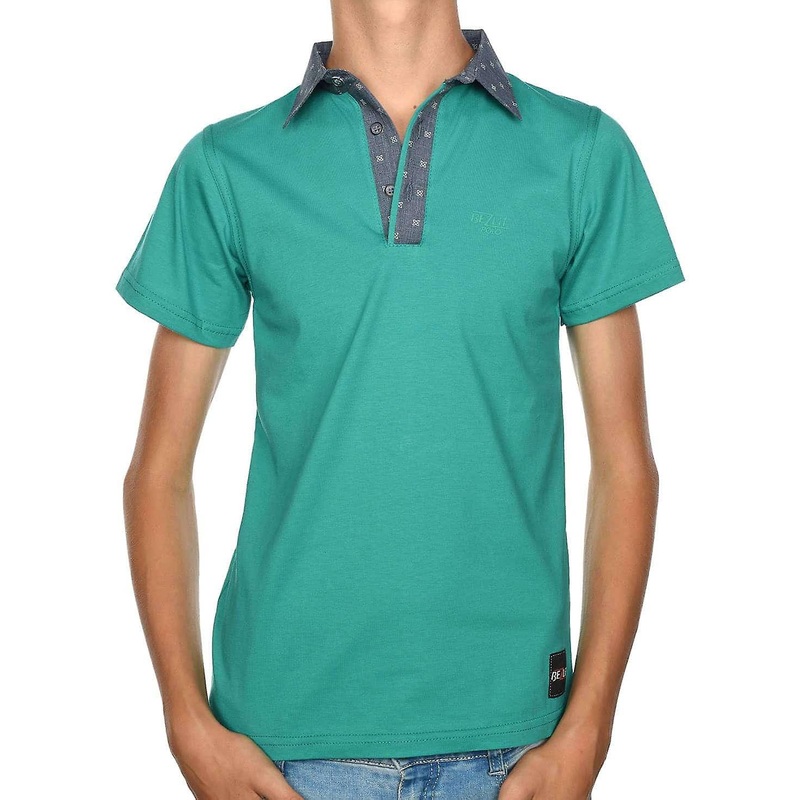 Boys’ Polo Shirt with Contrasting Colors