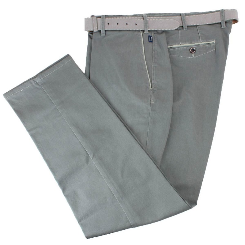 BRUHL Venice B Turn DO Micro Peach Mover High Stretch Chinos – Olive