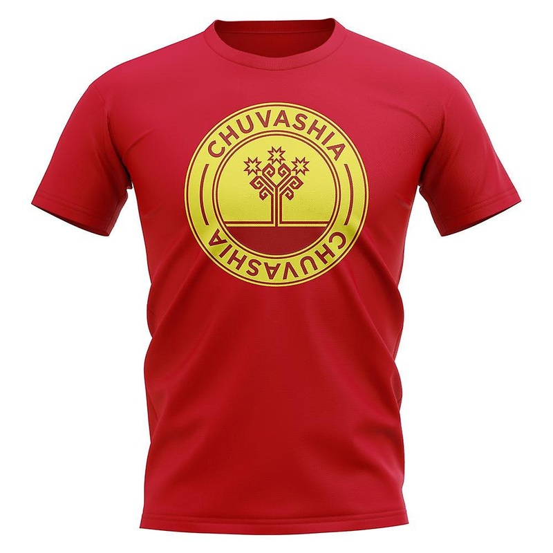 Chuvashia Football Badge T-Shirt (Red)