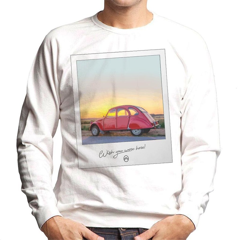 Citroen 2CV Wish You Were Here Photo For Light Men’s Sweatshirt
