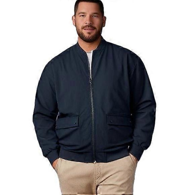 Espionage Mens Oxford Big & Tall Harrington Jacket