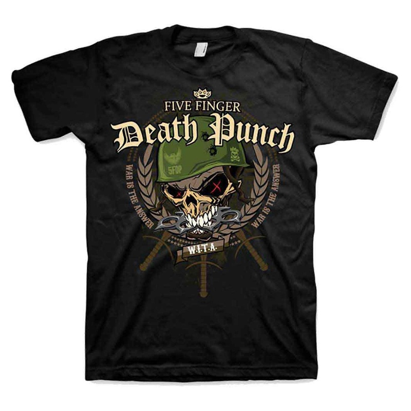 Five Finger Death Punch War Head T Shirt