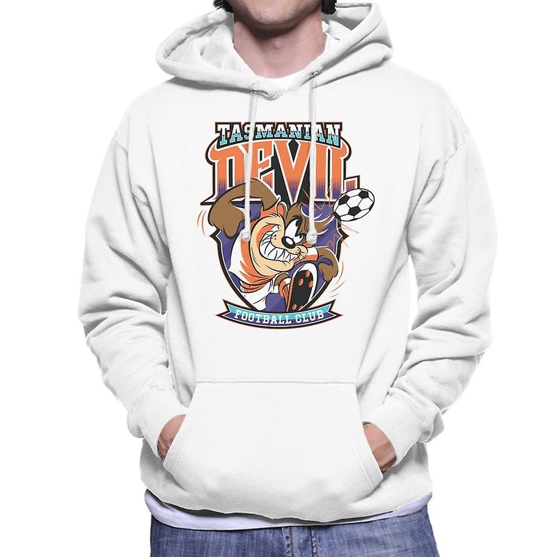 Looney Tunes Football Taz FC Men’s Hooded Sweatshirt