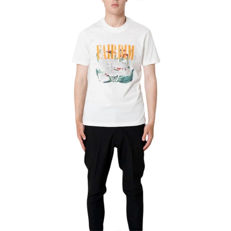 Mens T Shirts Printed Graphic Crew Neck Summer Tee