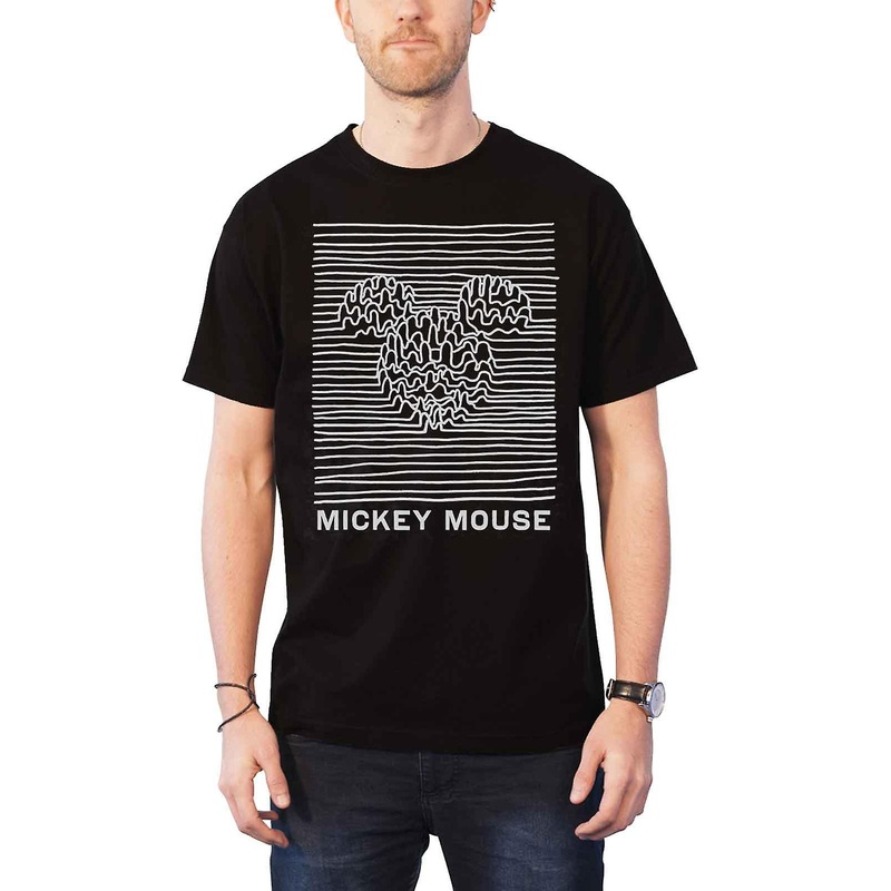 Mickey Mouse Unknown Pleasures T Shirt