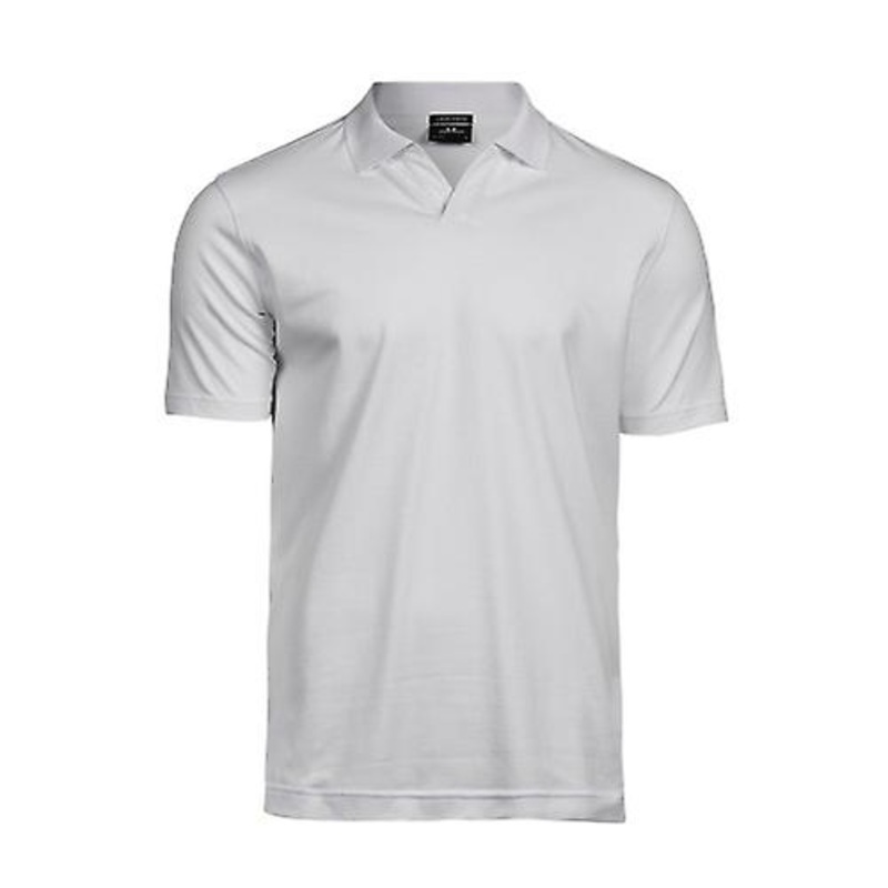 Tee Jays Mens Luxury Stretch V Neck Polo Shirt
