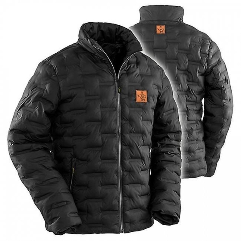 Vass-Tex Quilted Ultra Rib Coat Black Size Medium
