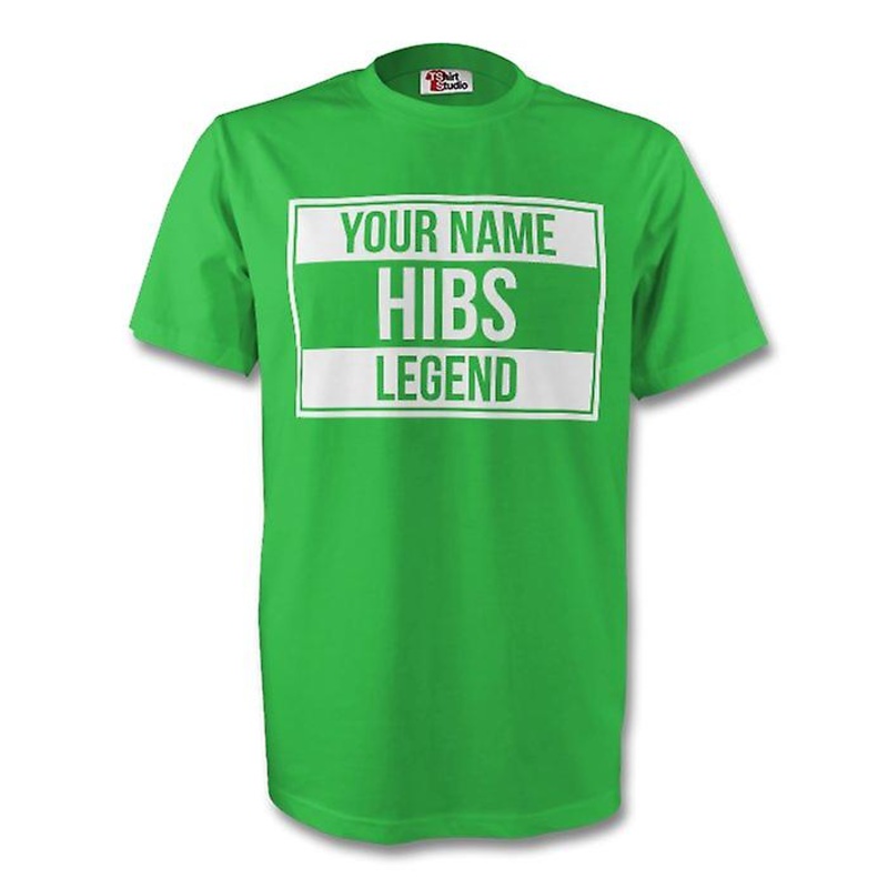 Your Name Hibs Legend Tee (green) – Kids