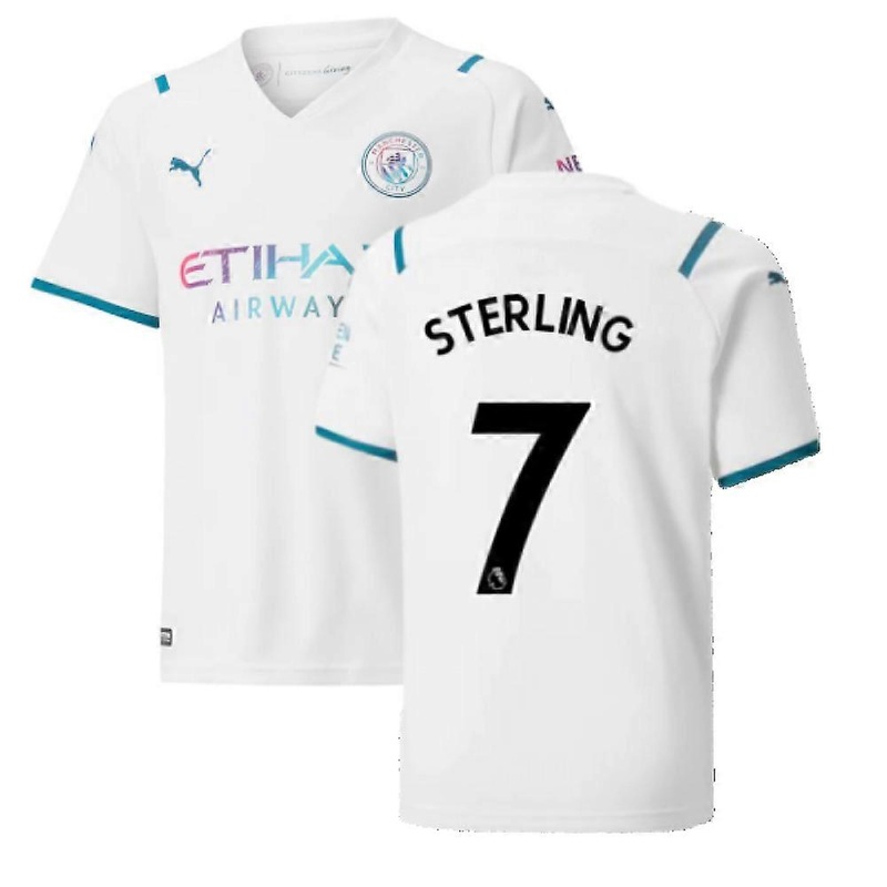 2021-2022 Man City Away Shirt (Kids) (STERLING 7)