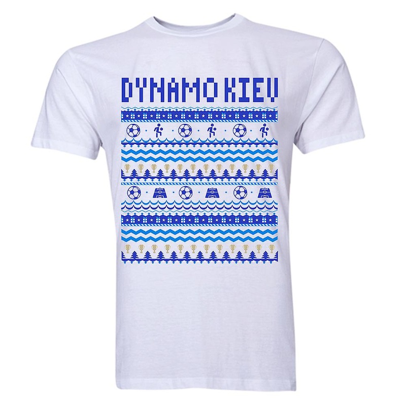 Dynamo Kiev Christmas T-Shirt (White) – Kids