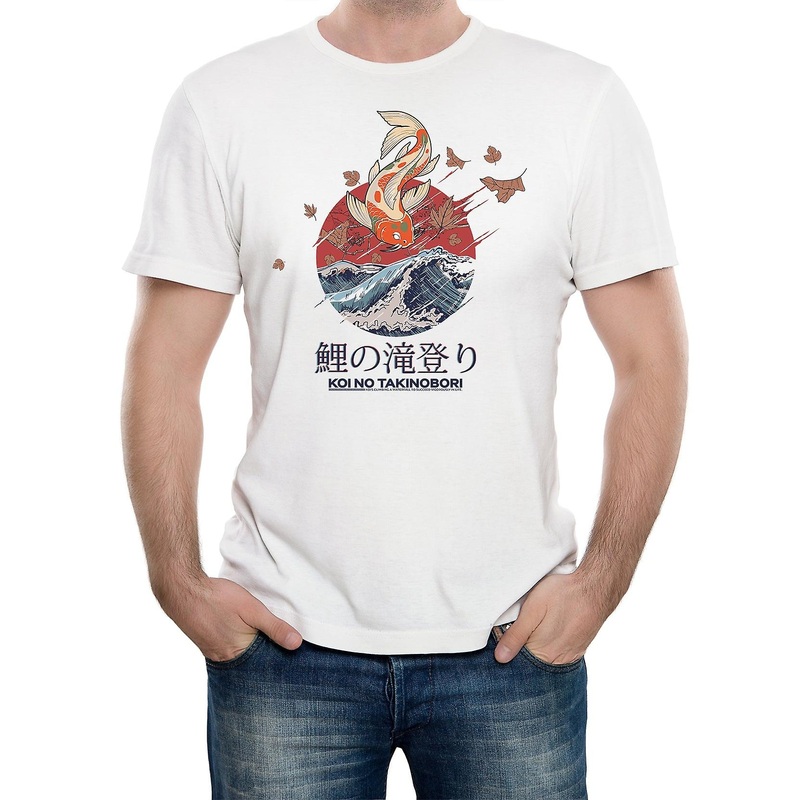 Japanese Koi Carp Mens T-shirt
