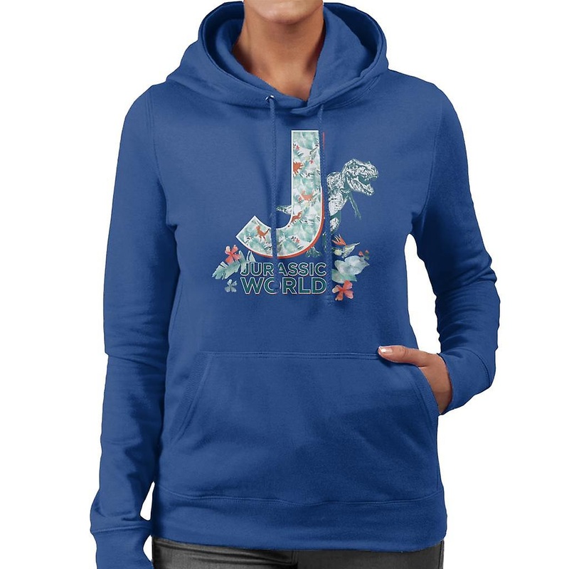 Jurassic Park Floral J Women’s Hooded Sweatshirt