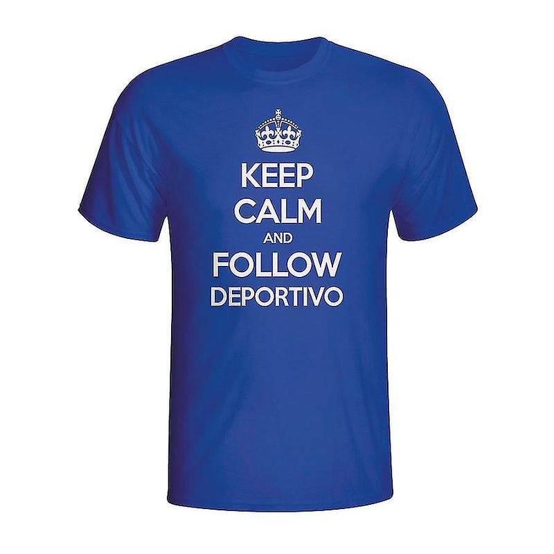 Keep Calm And Follow Deportivo T-shirt (blue)