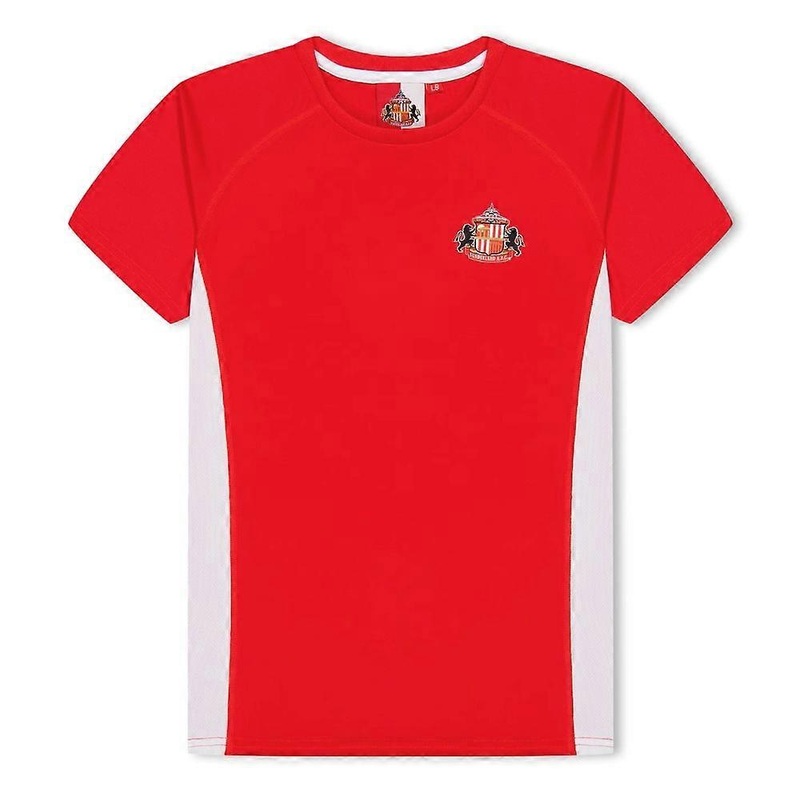 Sunderland Poly T-Shirt (Red) – Kids