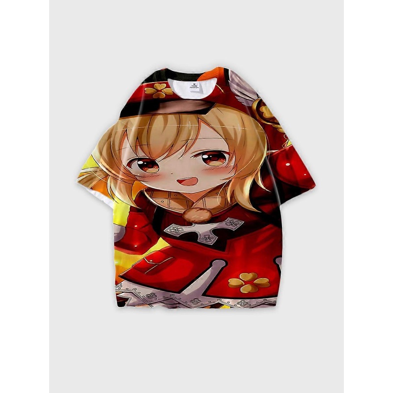 T-shirt short sleeve round neck summer casual loose K419